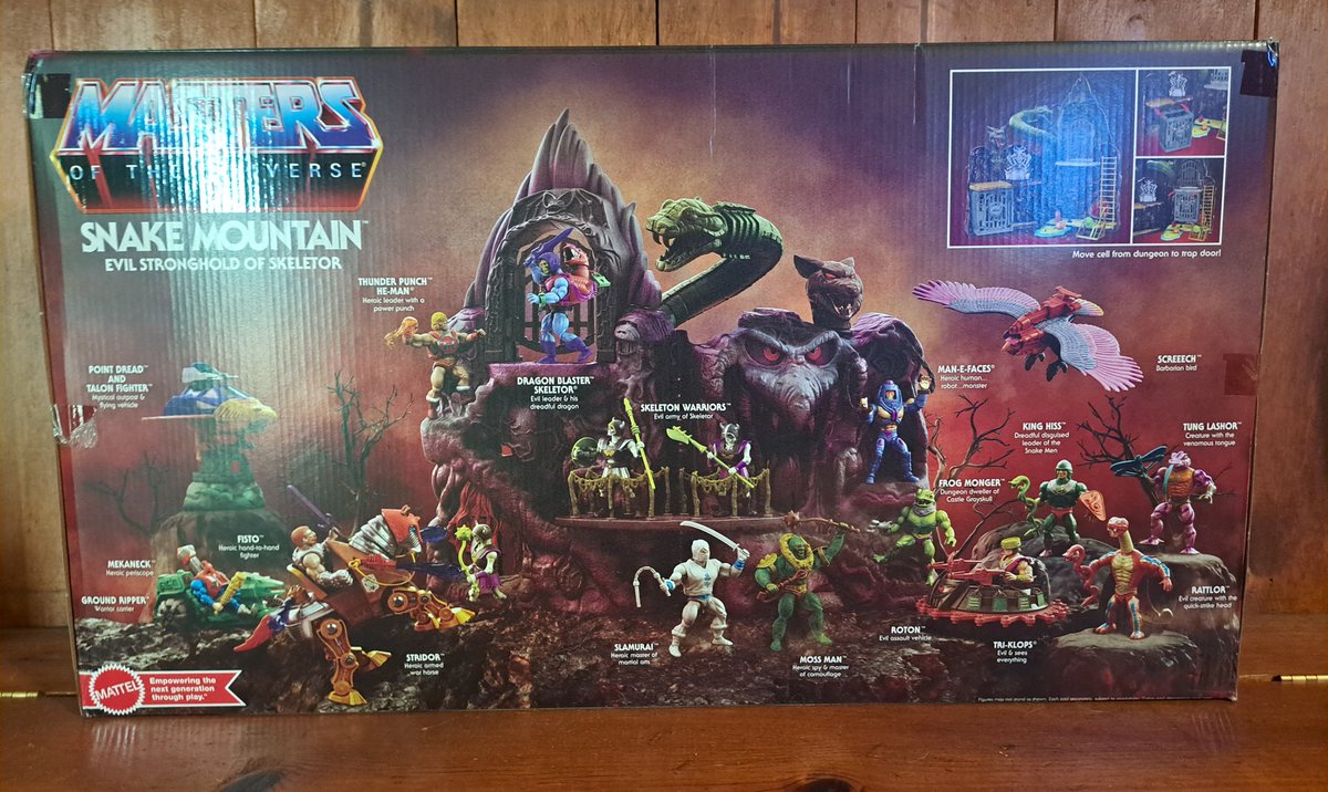 New arrival! Unboxing video coming soon! #MotU #snakemountain