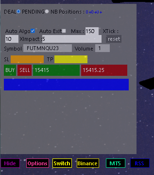 NicoooooooFX's tweet photo. METAQUANT :
#CME --> #CQG ---> #Just2Trade ---> #MT5 ---> #Python #bridge ---> #META_quant --->#HFT #signals ---> #Auto #Algo ---> #MT5
#manual #trading ? = only 1 #buy #button and 1 #sell #button !
#auto #trading ? = only 1 #auto #algo #button to activate.
#simplicity https://t.co/yWFwXV8rAe