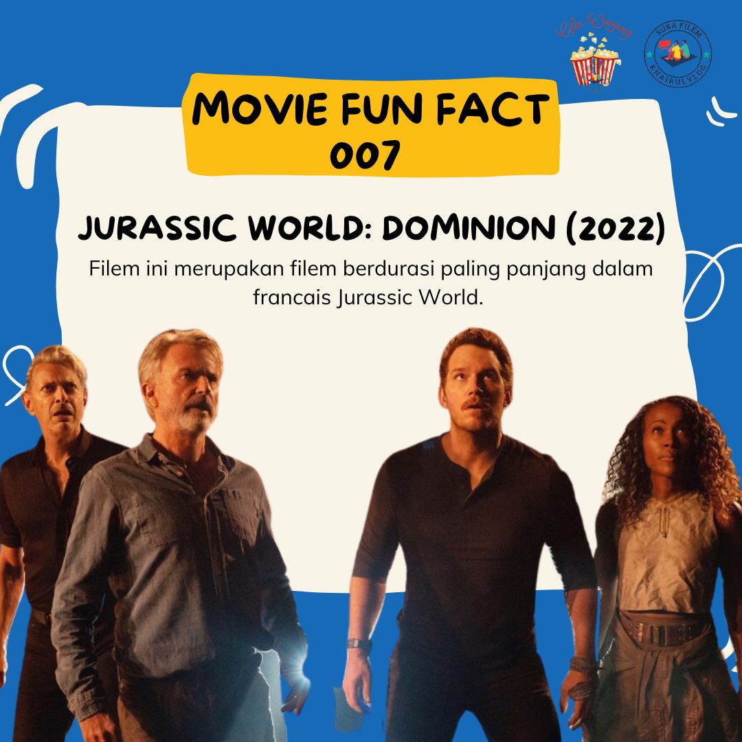 suka_filem's tweet image. Lejen bersatu menyelamatkan dunia!

#triviafilem #jurassicworld #jurassicworlddominion

Jurassic World: Dominion: youtu.be/Mrx9hlXm8BI