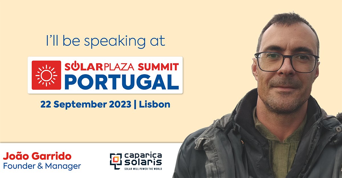 Garrider_J's tweet photo. I'm thrilled to announce that I'll be speaking at the Solarplaza Summit Portugal 2023 in Lisbon on September 22. Join me for a discussion on the latest energy issues. Check out https://t.co/Ch0V1QgA5t for more information. #solarplazasummit #portugal #solarenergy @solarplaza https://t.co/cRHnFhVzgb