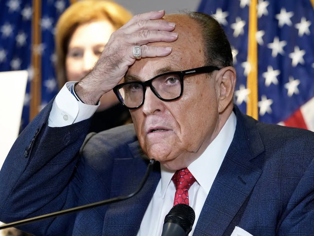 NotHoodlum's tweet photo. Rudy challenges Jack Smith: “If you’re so good at investigating, try to find a day when I wasn’t drunk.” https://t.co/mIdU59WFkT