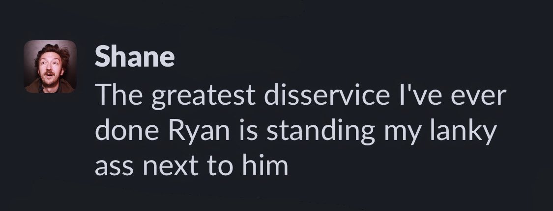 wearewatcher's tweet photo. All the comments about Ryan being short... https://t.co/OFHnWmCI9L