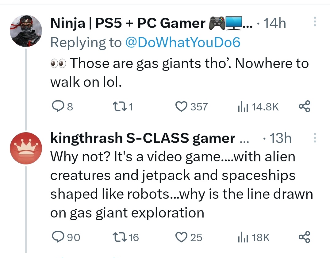 TheActMan_YT's tweet photo. Goddamn, I really hate Starfield and its

*Shuffles deck. Pulls card*

Scientifically accurate depiction of planets and physics https://t.co/GV0RjnXW37