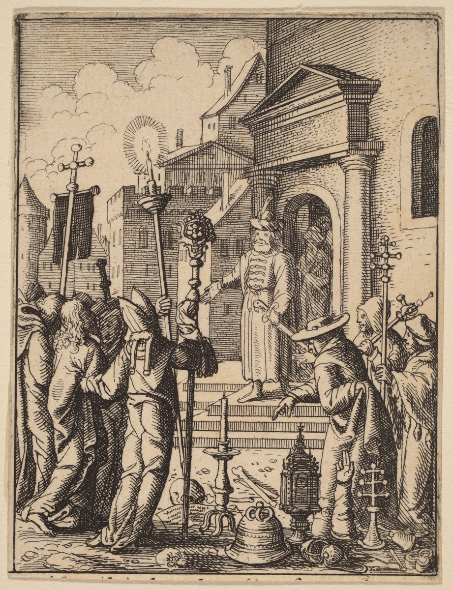 Wenceslaus Hollar
Jesus before Pilate
etching

#art #religion #theology #religiousart #christianart
#renaissanceart #Bohemia #bohemian