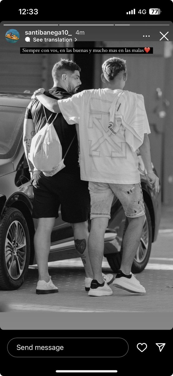 🚨🚨| سانتي ابن بانيغا عبر iG :

دائما معك، في الأوقات الجيدة وأكثر من ذلك بكثير في الأوقات السيئة.❤️