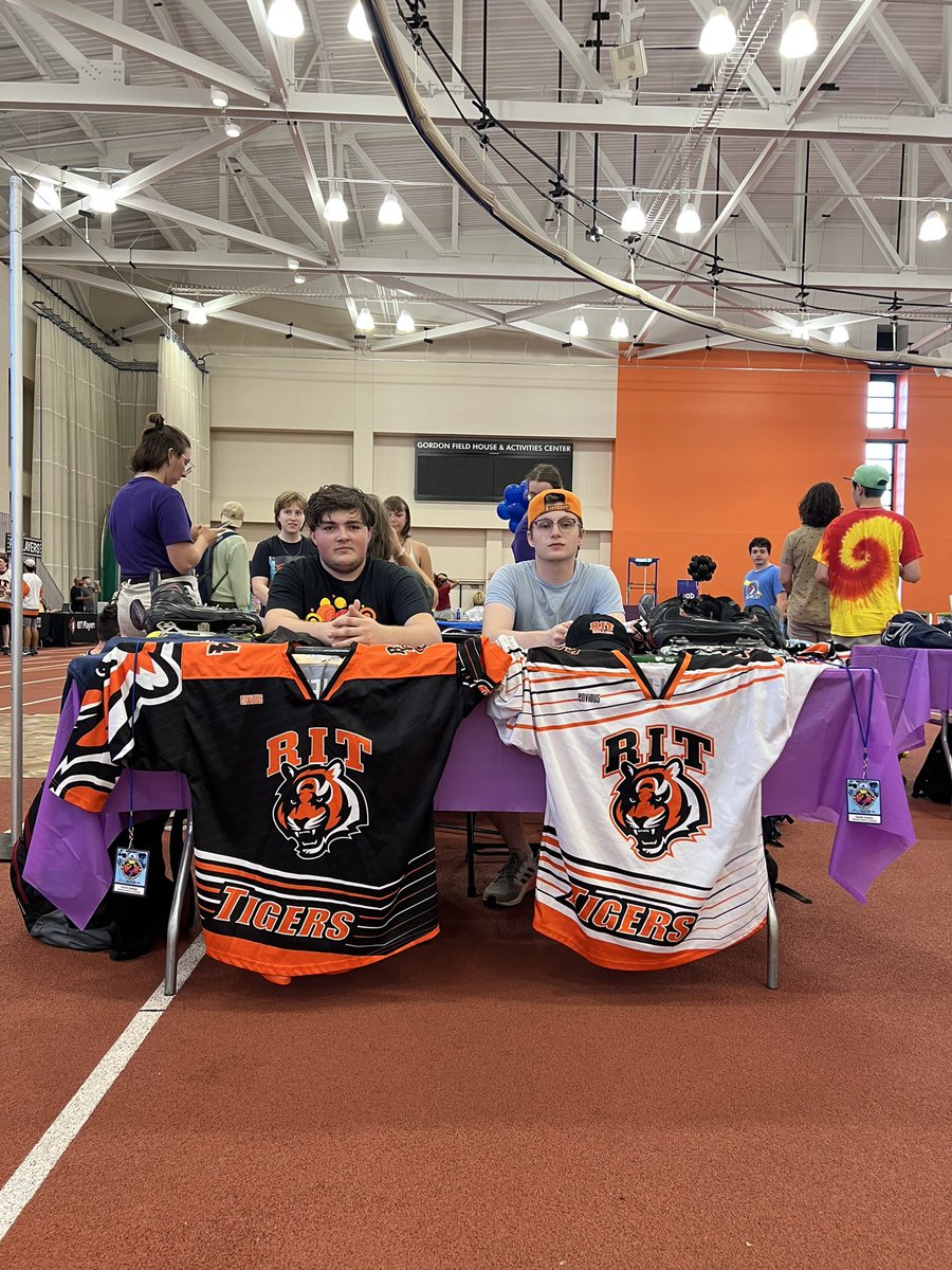Join us at the RIT Roller Hockey Club booth tonight from 6:00-900 at the club fair. Whether you're a seasoned player or just curious, come learn about our fast-paced sport and awesome community. Let's score some fun together! 🎉 #RITRollerHockey #ClubFair