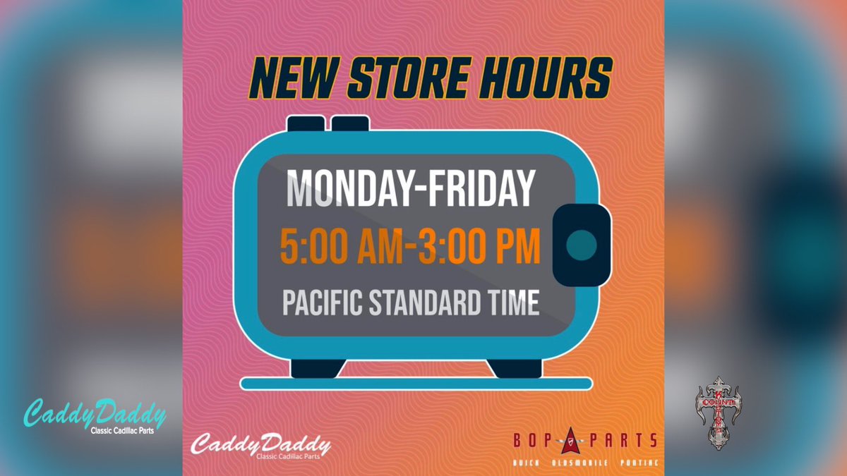 CountsKustoms's tweet photo. Check out https://t.co/estsMz0JIn for your Cadillac, Buick, Oldsmobile and Pontiac cars! Might even see ‘em around some car shows in California! Hours of operation: 5am-3pm PST.  #history #lasvegas #countskustoms #countingcars #caddydaddy https://t.co/iKln9zTeem