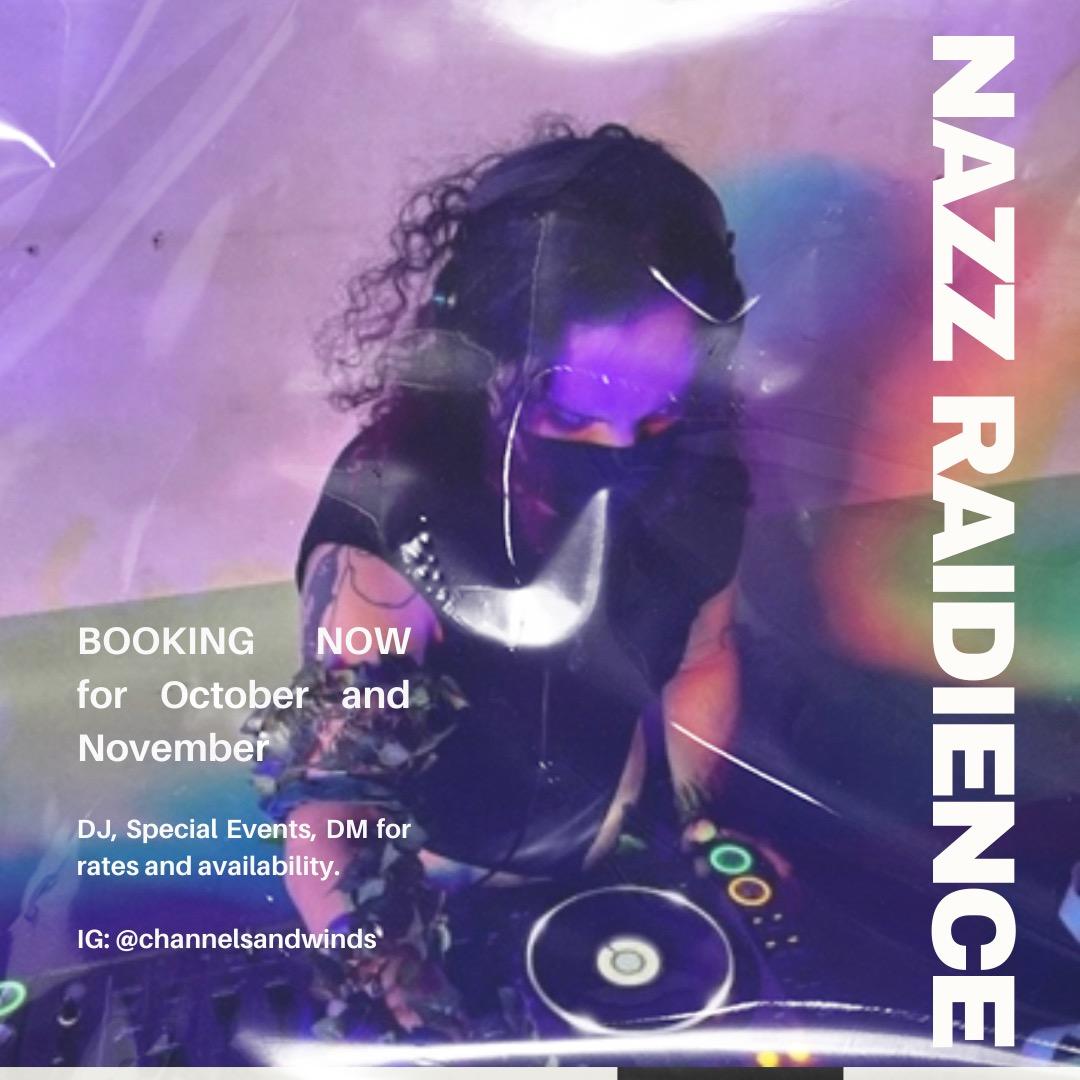 raidience's tweet photo. Hey! Book me for your party or art show! I love playing between bands and all kinds of local music! ALSO plenty of experience in event coordination and execution, with SPOOKY SZN just around the corner hit me up to help out! https://t.co/pbS54OFV3T