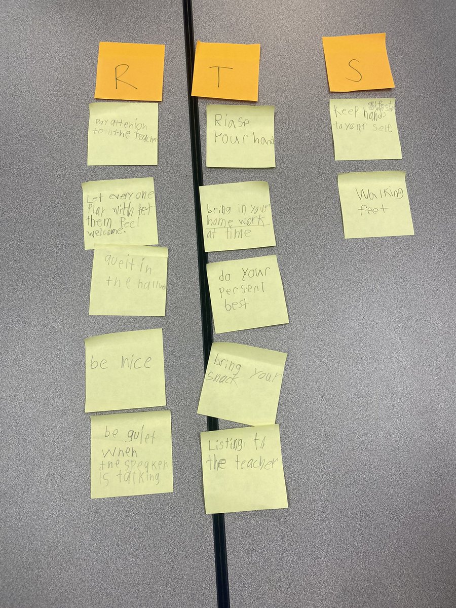 mrssummerss's tweet photo. loved having students create the expectations they believe they should follow. my favorite one: do your personal best 😍

each friday they will have the chance to reflect (glow &amp; grow) on these expectations! https://t.co/zcaUJDETtT