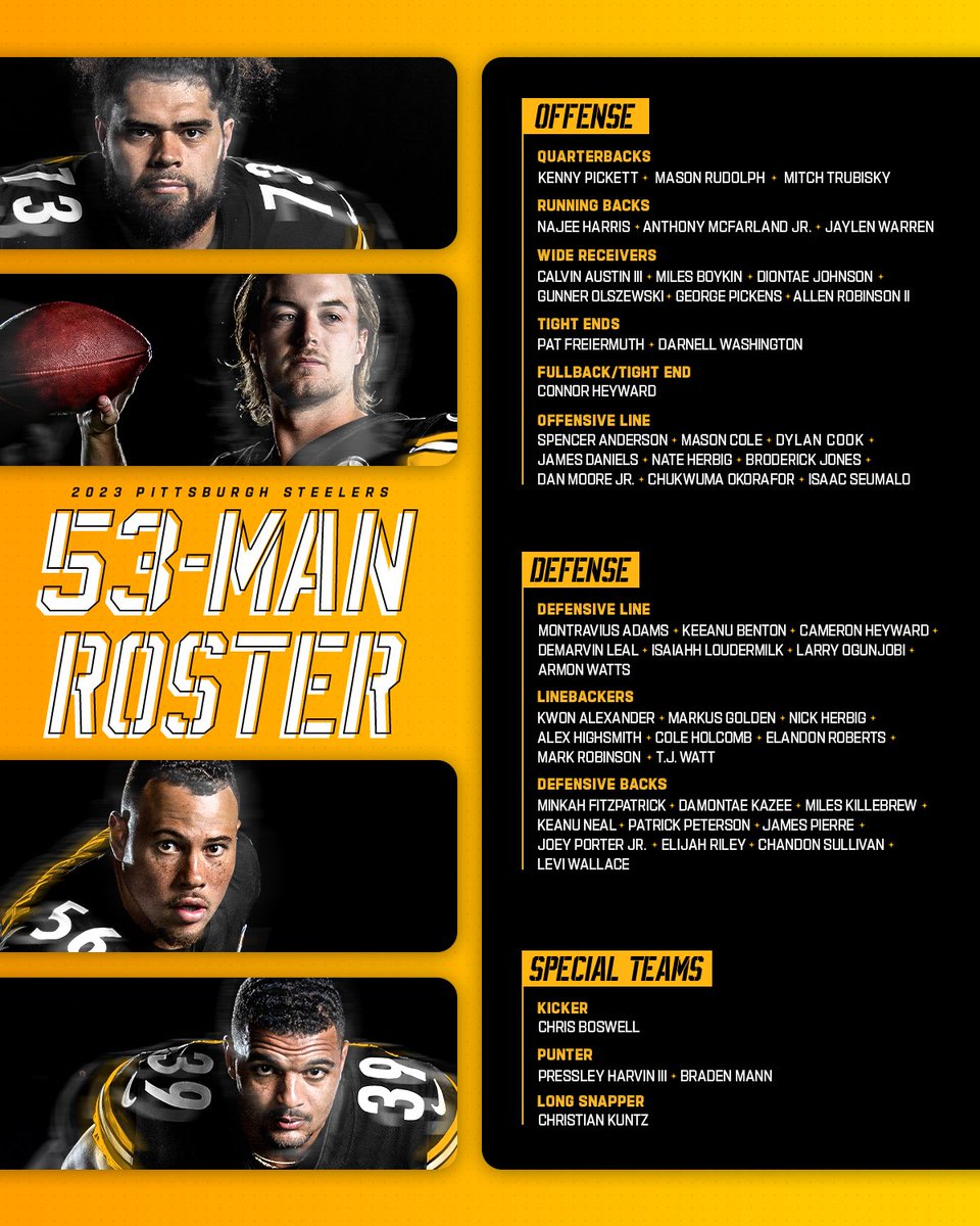 Some Steelers notes

I'm interested in seeing how the KR/PR gets split up between Gunner and Calvin.

Harvin vs Mann has an end in sight. Gotta imagine Mann is the one to go

If traded, who replaces Mann on the 53 man?

Sucks to see Green and Dotson both gone, but wish both luck.