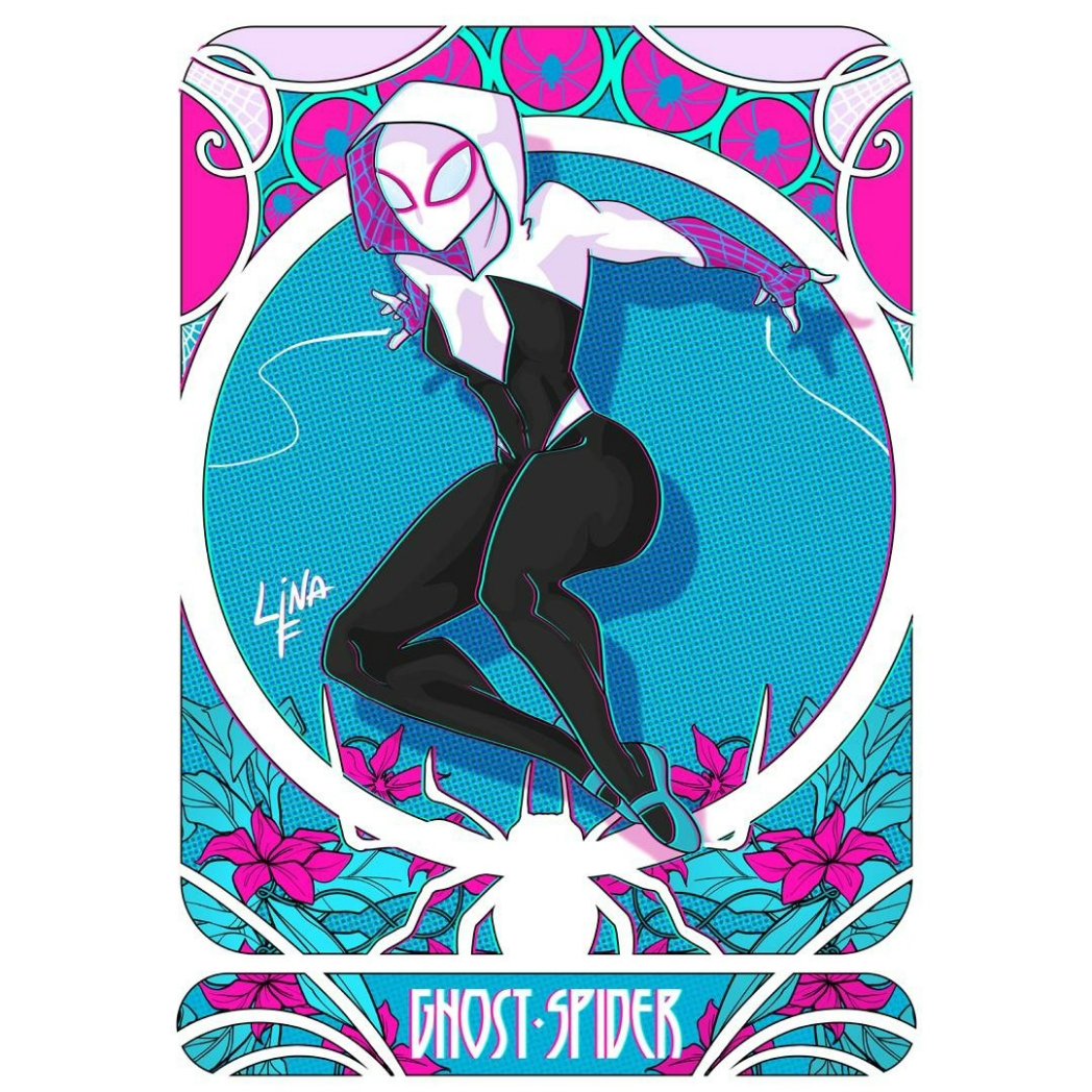 linafluorite's tweet photo. Gwen is so precious 🩷 
A quick tribute, there's one more in the works because I was just ITCHING...

#spiderwoman #gwenstacy #spidergwen #ghostspider #gwenom #AcrossTheSpiderVerse https://t.co/ARiK7JxVy8