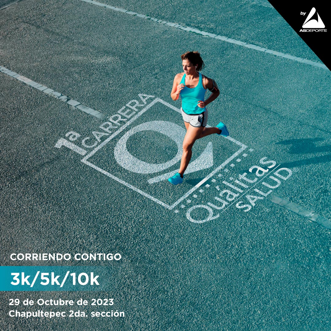 🚨¡NUEVA CARRERA!🚨
Ya puedes inscribirte a la 1ª. Carrera #QuálitasSalud 2023, ven forma parte de este gran evento en: hubs.ly/Q020CPJP0