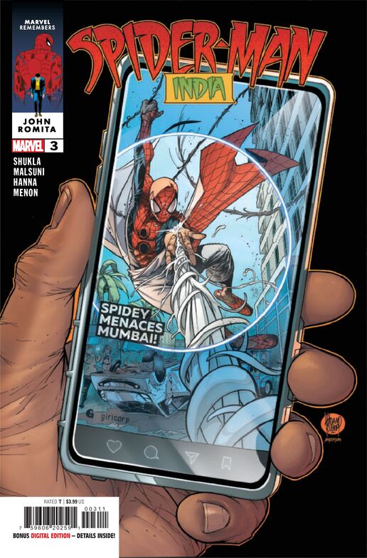 #COMCIBOOKPREVIEW: SPIDER-MAN INDIA #3 (OF 4) by #NikeshShukla, #TadamGyadu & more... from @Marvel #comics #comicbooks ow.ly/kXqh50PEOBw