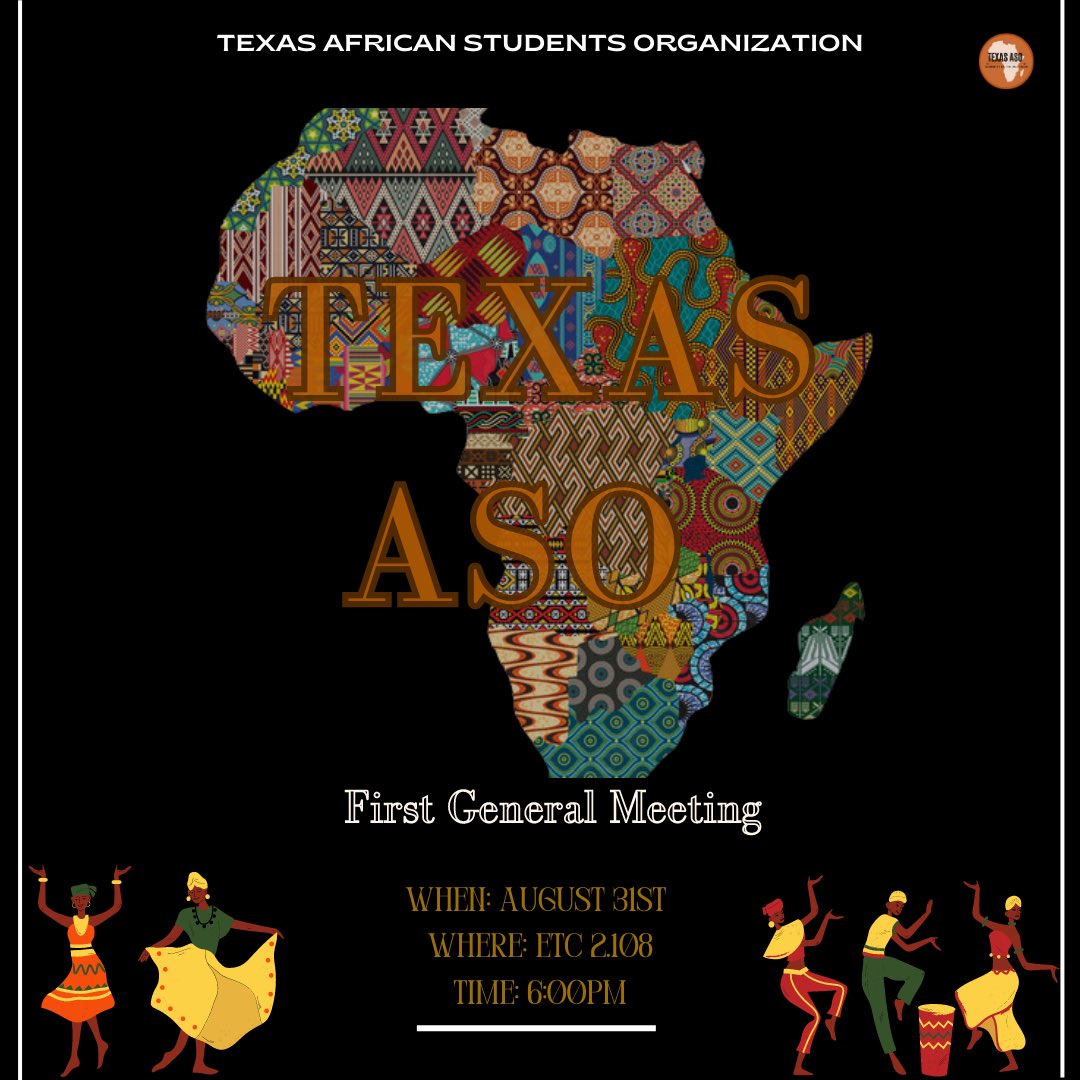 We hope y'all had an amazing first week. Join us this Thursday for our first general body meeting !! See you soon !!