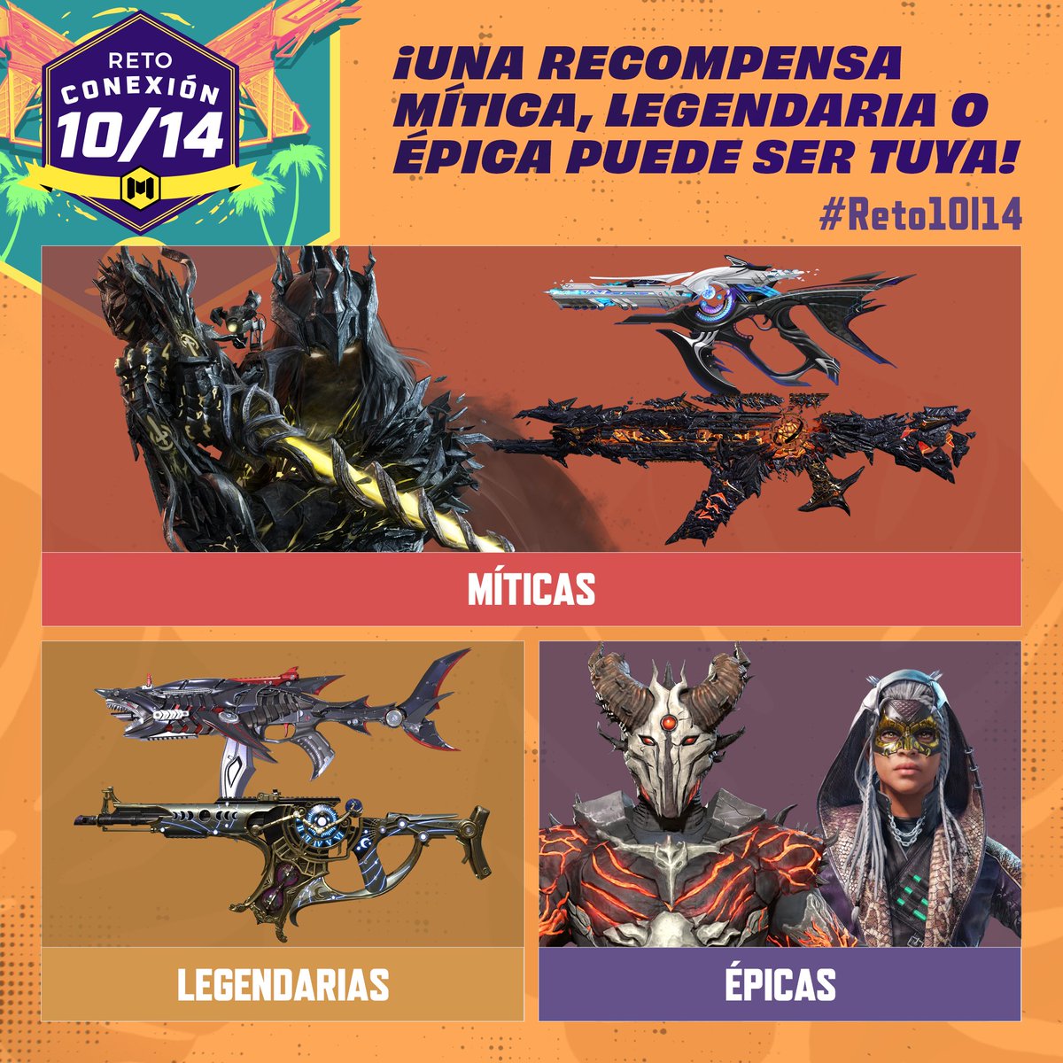 CODMobileLATAM's tweet photo. ¿Cuántos días llevas? 🤔
Al terminar de registrar tus 10 días de inicios ¡estarás participando por 1 de las 853 recompensas! 😎

Recuerda entrar a través del link ➡️ https://t.co/218YtJHdw1 ⬅️ para que tu check-in sea válido. https://t.co/qgCcFlZgbd