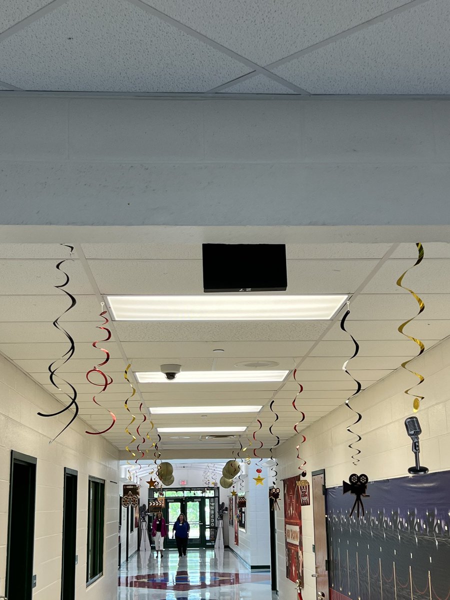 Rounding out my visits today with the stars <a href="/MulberryEagles/">Mulberry Elementary</a> - no filming allowed but you have to check out the 5th grade doors, the scenes from the media center,  and meet the director Mrs. Greb who loves all the cast and crew- <a href="/Milford_Schools/">Milford Schools</a> this preview gets two thumbs up