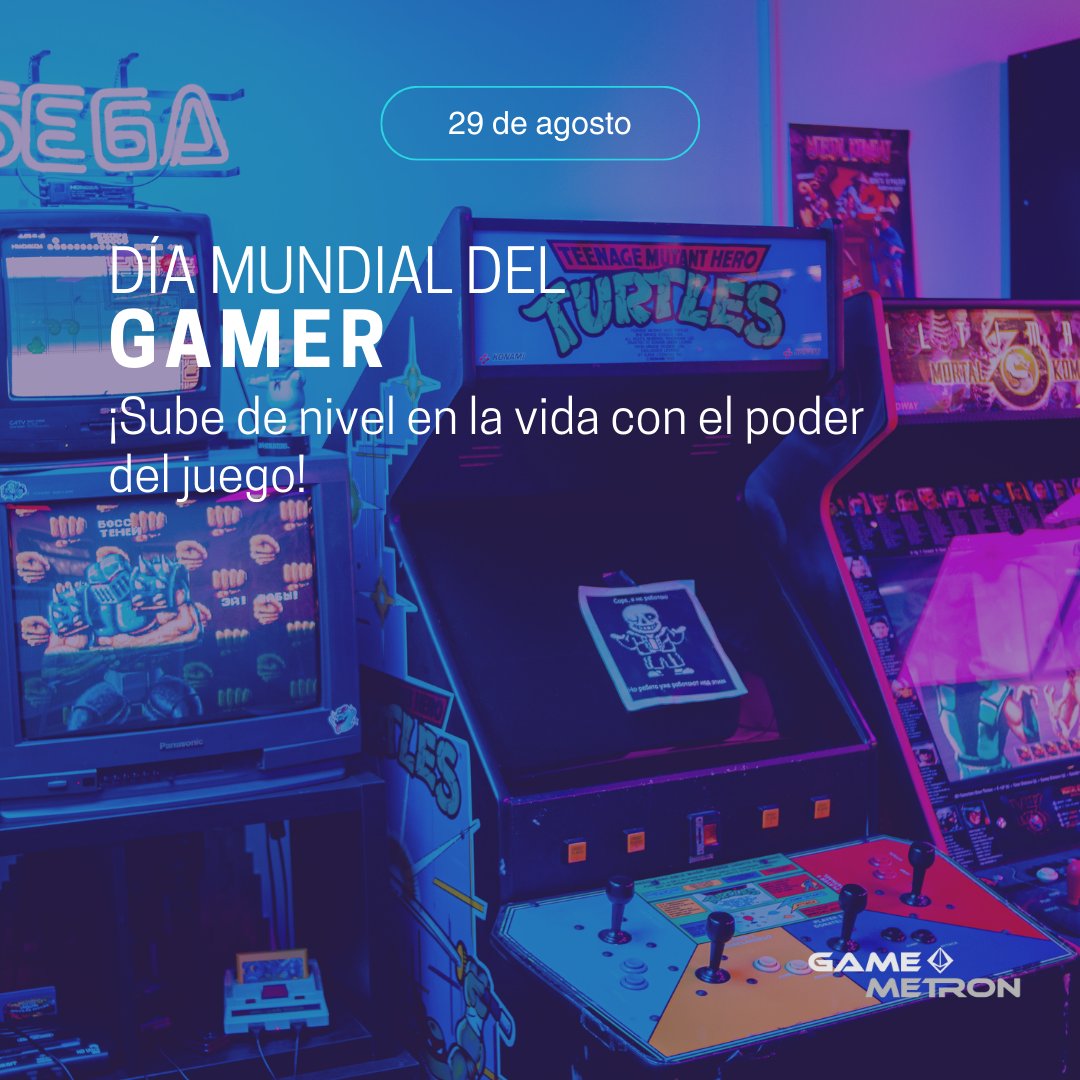 GameMetron's tweet image. 🎮 ¡Feliz #DiaMundialDelGamer a toda la comunidad gamer! 

Que tus partidas estén llenas de momentos épicos y tus logros sean tan impresionantes como un high score. ¿Con qué juego celebrarás hoy?🕹️🎉 

#GamerDay #KeepGaming #GamerForLife