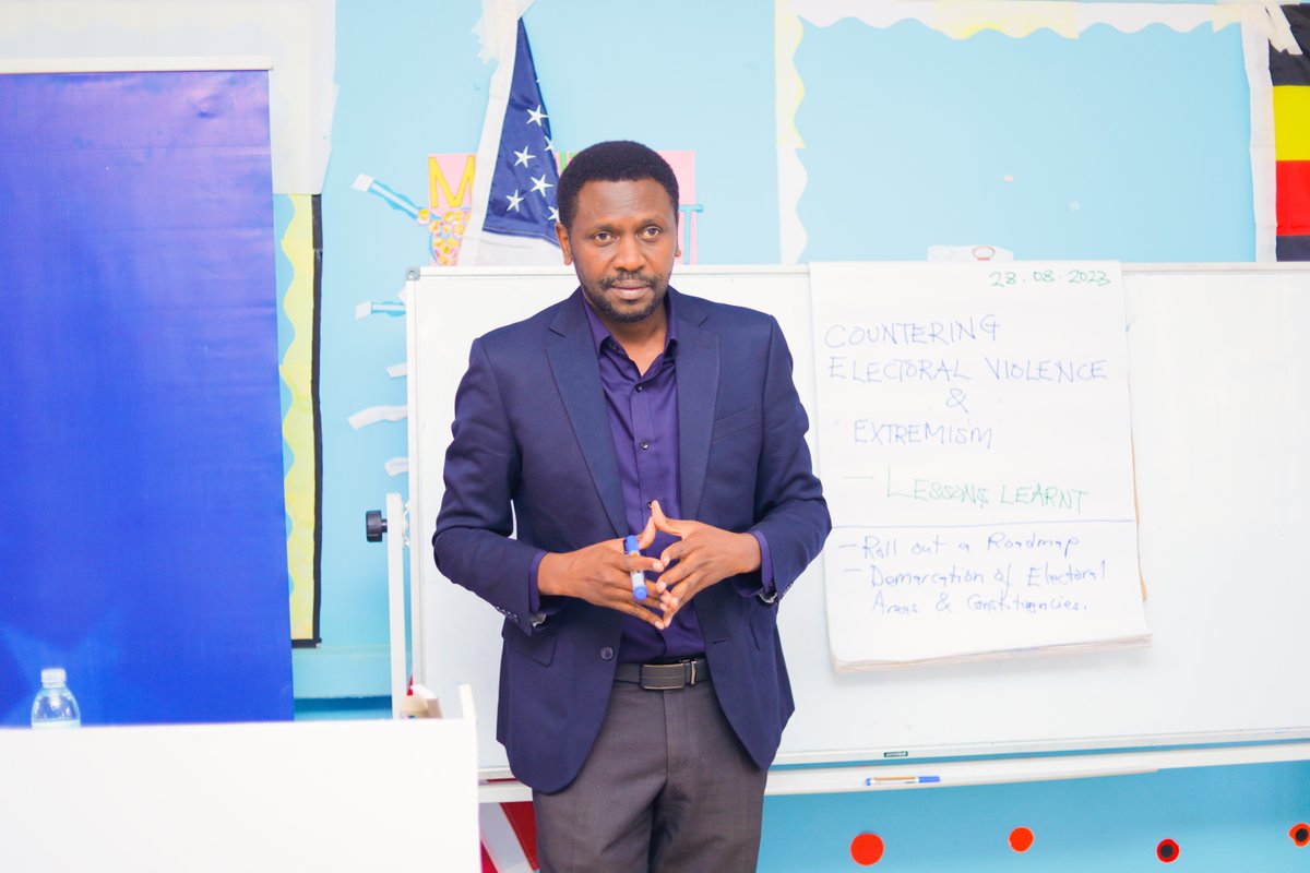mfaiuganda's tweet image. #PACE_Upadate: @BEINEROBERT the Regional Election Officer- South Western tackles the subject “Countering electoral violence and extremism". He challenged #pacesetters to take up leadership positions &amp;amp; apply lessons learnt at school @UgandaEC @usmissionuganda @GovUganda