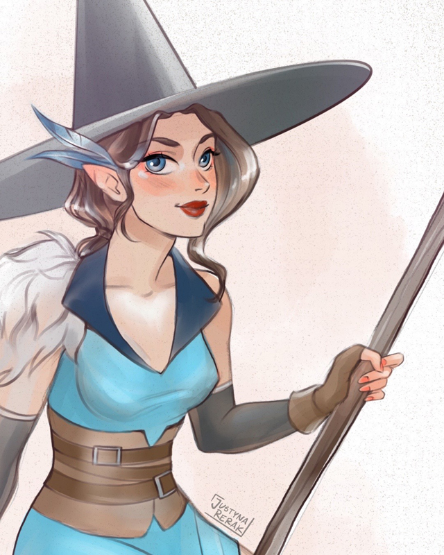 「Witchy Vex  because I'm starting to feel」|Justyna Rerakのイラスト
