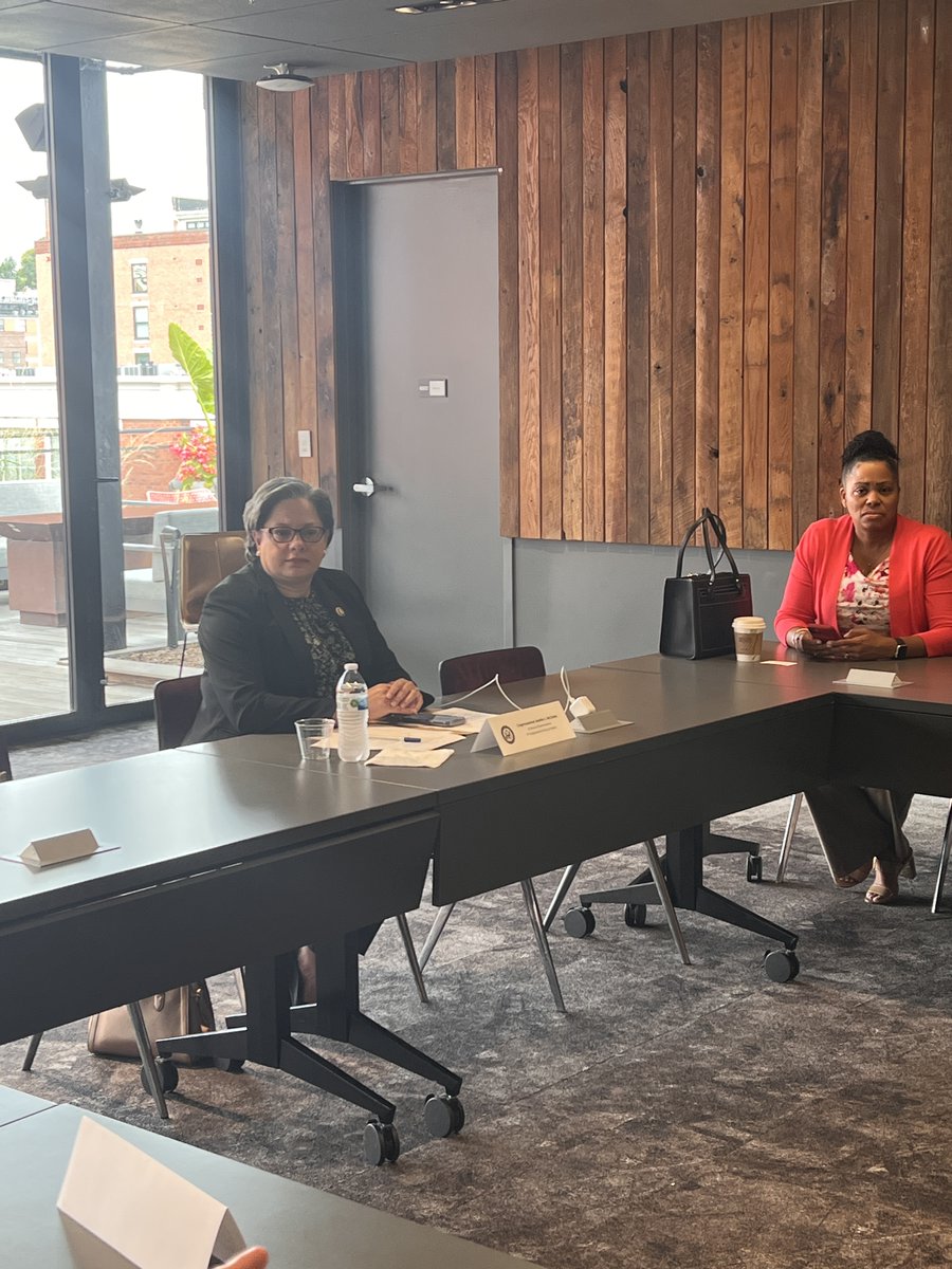 To celebrate #BlackBusinessMonth, today I convened a district roundtable with @theMBL and @SBAgov to discuss how Congress can support Black entrepreneurs and the devastating impact proposed GOP cuts to the SBA would have on SWAM businesses.

bit.ly/3sxjPWo