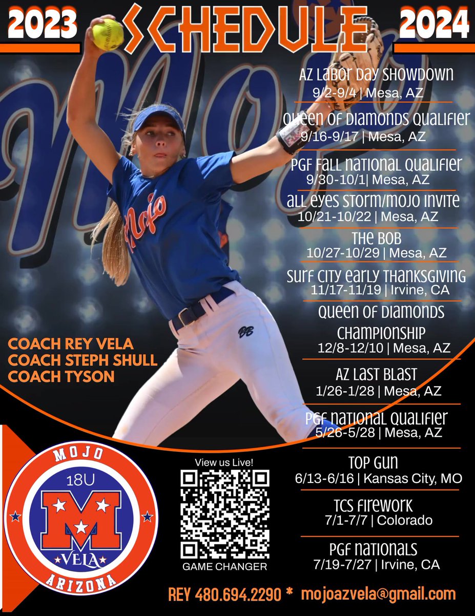 Arizona Rising VELA (@azrising_vela) on Twitter photo Schedule Drop! Schedule Drop!