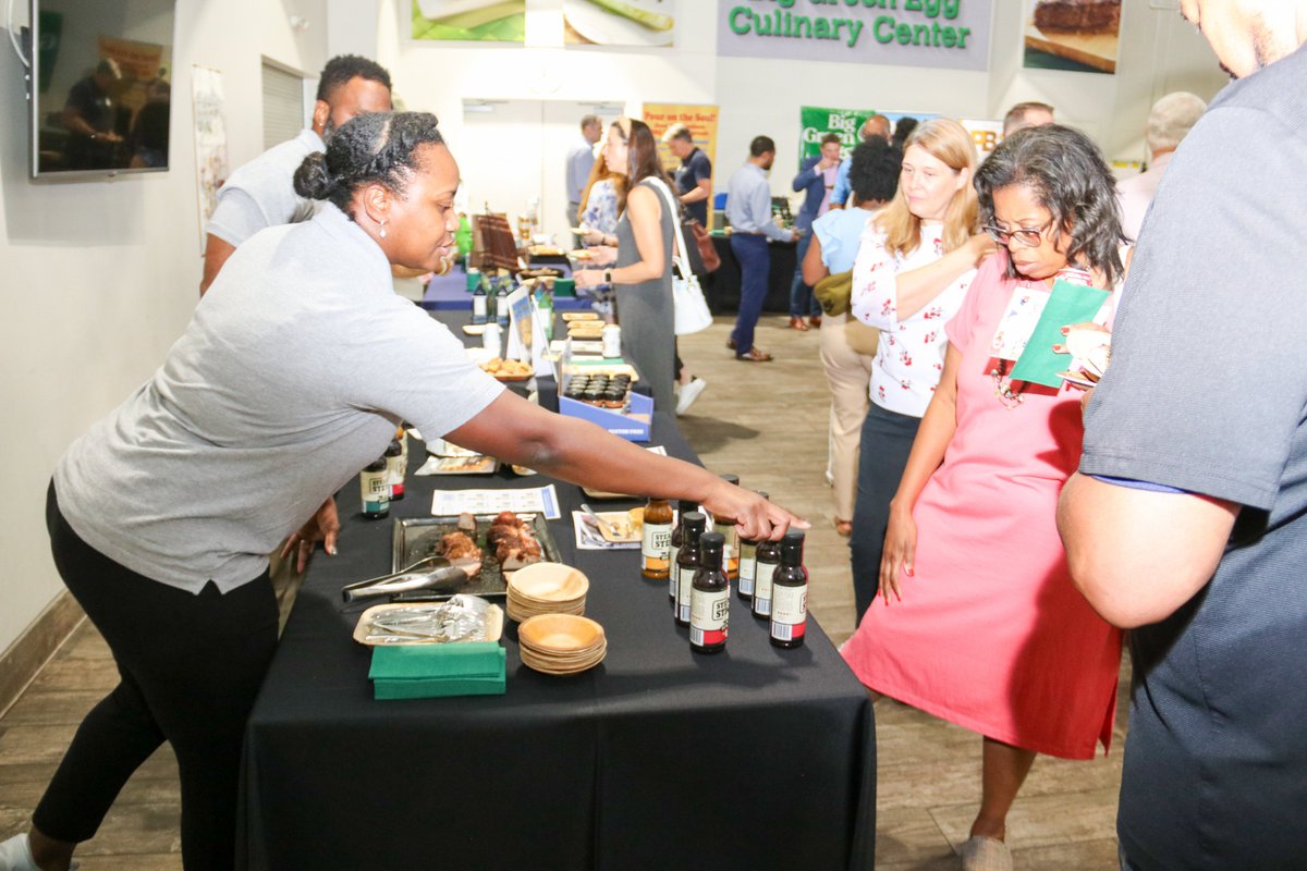 Georgia-Made products cooked on the Big Green Egg #BigGreenEgg #AmericanSoulBrothers #AlliedLogisticsInc #NextGenerationManufacturing #SteaminStevesBarbeque