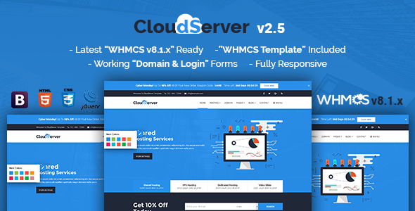 stylelibreview's tweet image. CloudServer - Responsive HTML5 Technology, Web Hosting and WHMCS Template
stylelib.org/cloudserver-re…

#cloudhosting #cloudserver #dedicatedserver #domain #domainwebsite #host #hostingtemplate #isometric