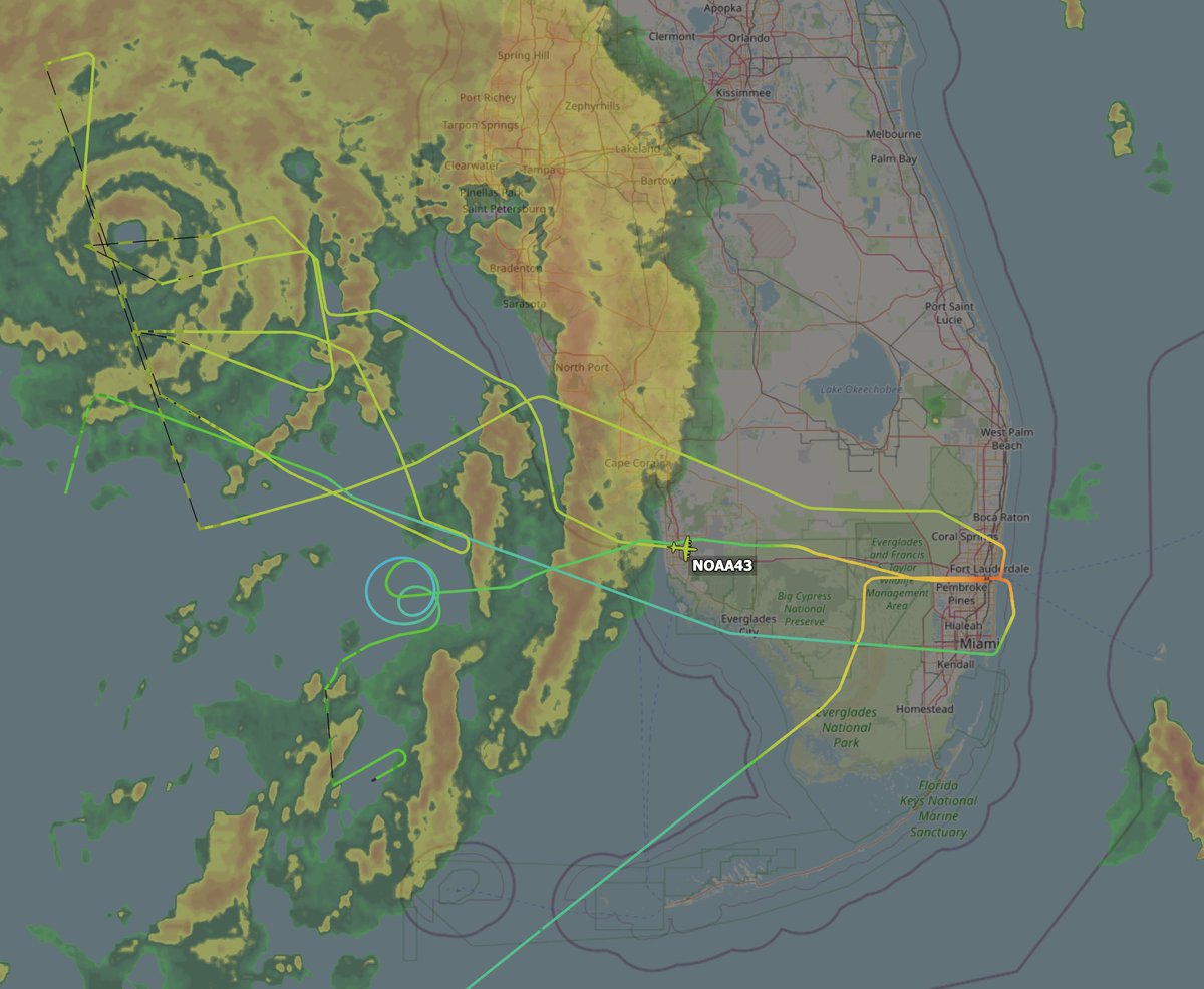 #NOAA43 on their way back #HurricaneIdalia