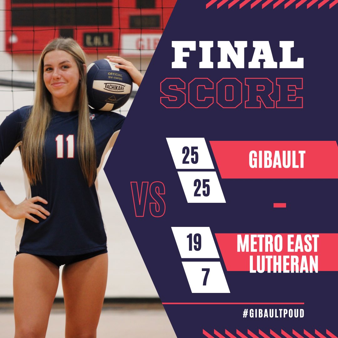 🧹 🧹 🧹 Program sweep tonight vs Metro East Lutheran. Keep the fire going, ladies!! A BIG happy birthday to our JV coach, Jordan! These wins are for you 😊 #gibaultproud