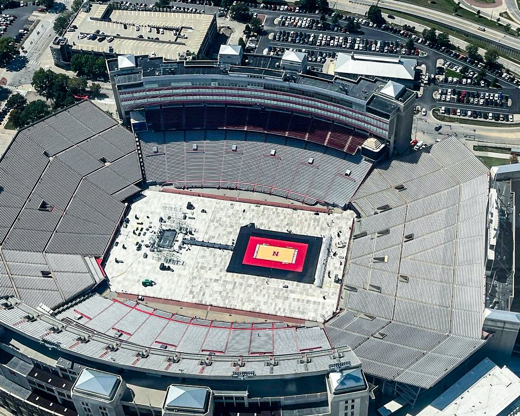 Tonight, Nebraska may host the most-attended women’s sporting event of all time.

The Huskers have sold more than 90,000 tickets to “Volleyball Day” — a doubleheader and concert inside the football team’s Memorial Stadium.