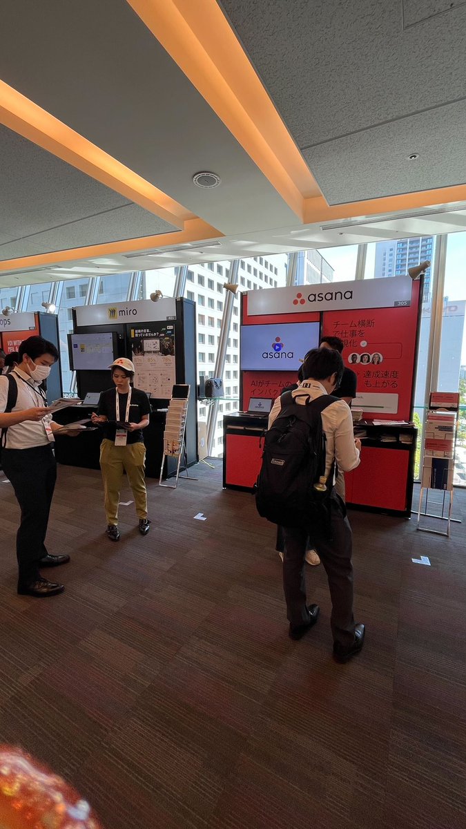 akiko_n's tweet image. 本日品川で開催されているガートナー デジタル・ワークプレース サミット2023に、Asanaも出展しています！

ご参加予定の方は、ぜひAsanaブースにお立ち寄りください。
午後のセッションでは、Asana Japanの日本代表 立山 東による講演も予定しております🙂

#GartnerDW @Gartner_jp #AsanaJP