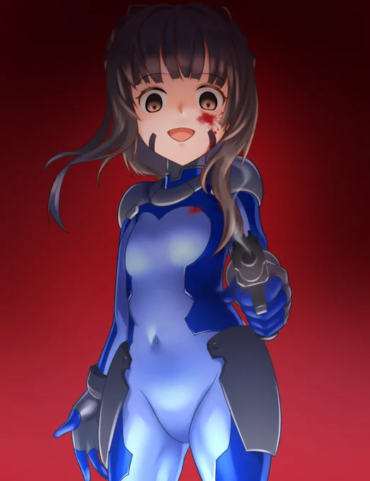 #とびきりのブルーを魅せて下さい この間のディードをリポスト&amp;いいねしてくれたなのは勢の皆さんにむけて、これまでに描いたナンバーズスーツ絵を再掲しますね。 