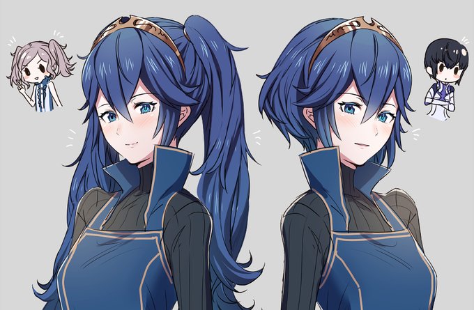 「alternate hair length blue hair」 illustration images(Latest)