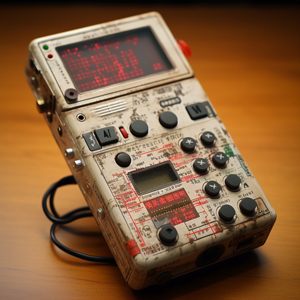 LeftyOhh's tweet photo. Probably one of the oldest calculators in rotation... I'm pretty sure Michael brought this one back with him from his original timeline. I have no proof of that, but I like to think of it as a fun fact about this one whether it's true or not #wbg @woebegonepod https://t.co/fDwkAEkQP4