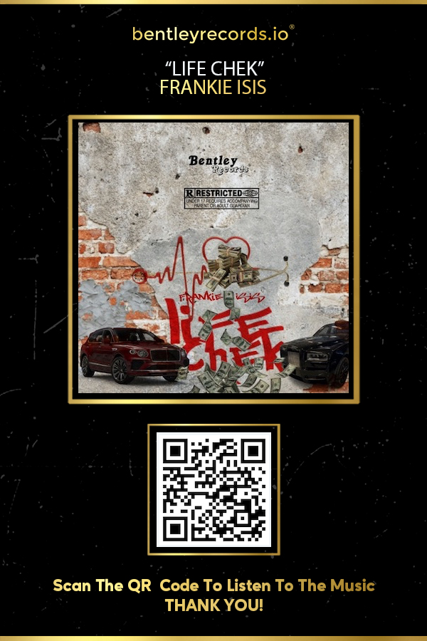 ggfi4637's tweet photo. GO STREAM "FRANKIE ISIS"
@ggfi4637
BRAND NEW SINGLE "LIFE CHEK" AVAILABLE NOW ON ALL DIGITAL STREAMING PLATFORMS! #FrankieIsis #4637GrindGang #BentleyGang #BentleyRecords #LucaDayz #fyp #explore #explorepage #LooseEnds #upcomingartist #upcomingrapper #soundcloudrapper https://t.co/s8vdlxCI9g