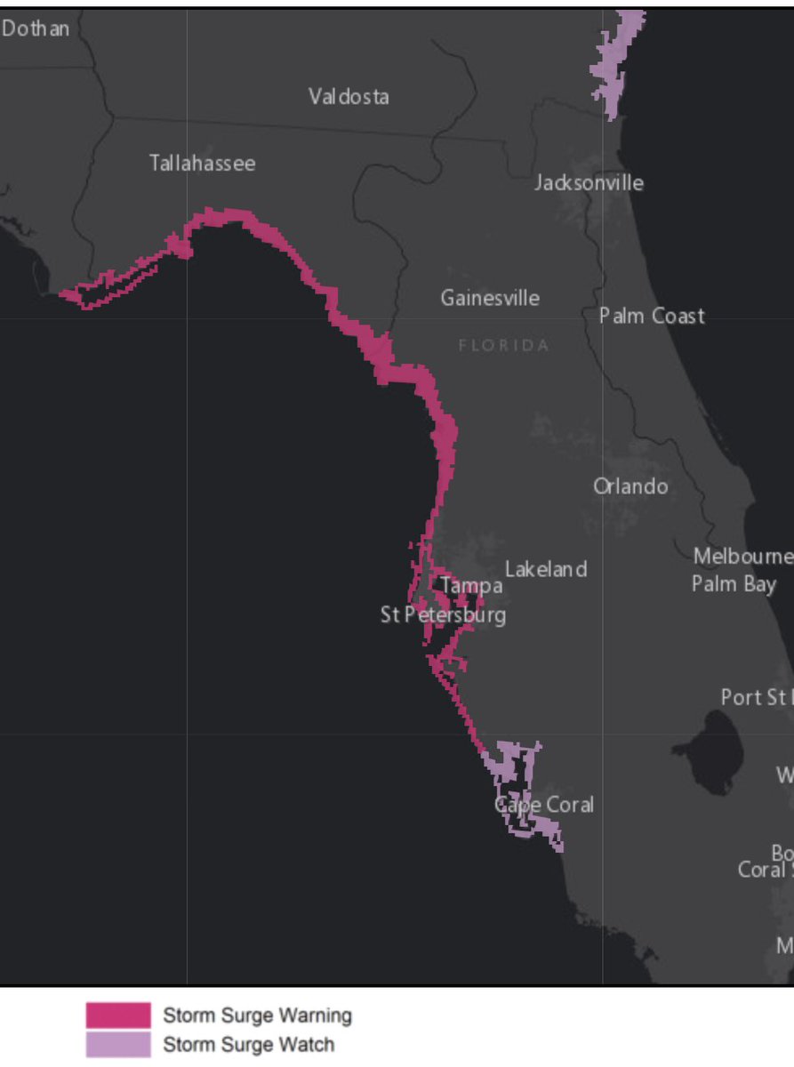 The 11pm EDT update on #Idalia includes the forecast of the storm to be a category 4 hurricane at landfall. Catastrophic impacts from storm life-threatening surge inundation is likely along portions of the Florida Gulf Coast where a Storm Surge Warning is in effect. Residents…