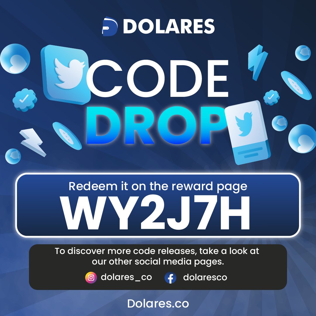 dolares_app's tweet photo. Code Drop 😍💸
Redeem on https://t.co/psCPGCAAFc for free Coins.

More codes will be posted on Instagram and Facebook within the next 120 minutes

👉 https://t.co/mL186JdQtC
👉 https://t.co/UjIFgWTHZO

#sidehustle #earnmoney #makemoneyonline #cash #makemoney #AffiliateMarketing https://t.co/L7Y46Cb8MN