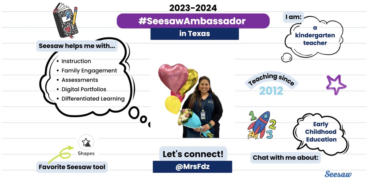 I’m looking forward to connecting with fellow #Kindergarten teachers that love <a href="/Seesaw/">Seesaw</a>! I can’t wait to learn from one another 🫶🏽