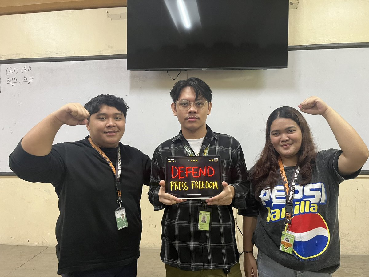 hnbalila's tweet photo. LOOK: Carolinians wear black on Wednesday to protest against TOFI, dress code, and violations to press and academic freedom in USC.

#NoToTOFI
#AbolishDressCode
#DefendTC
#DefendSSC https://t.co/iKJ2uQNxZv