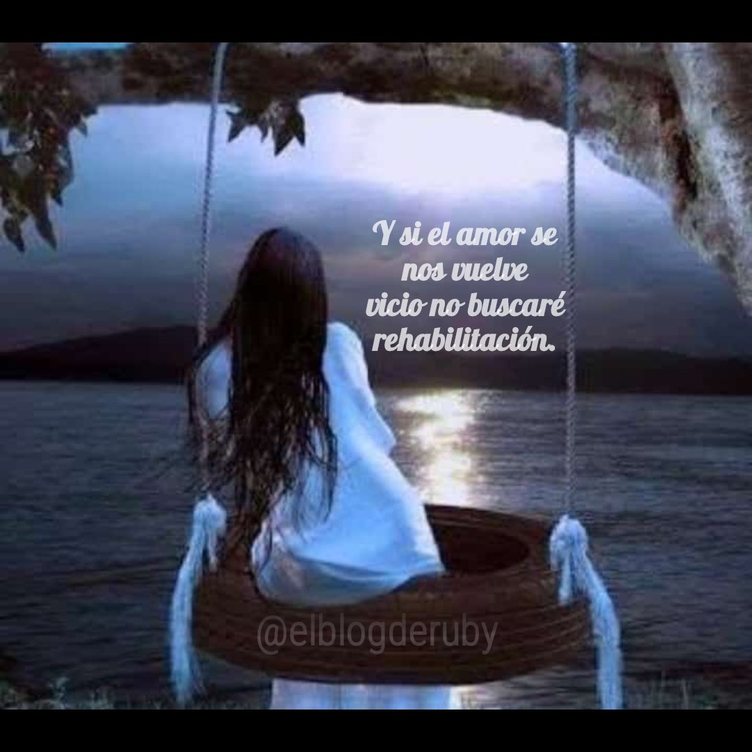 Ruby141118's tweet image. Y si el amor se nos vuelve vicio no buscaré rehabilitación.