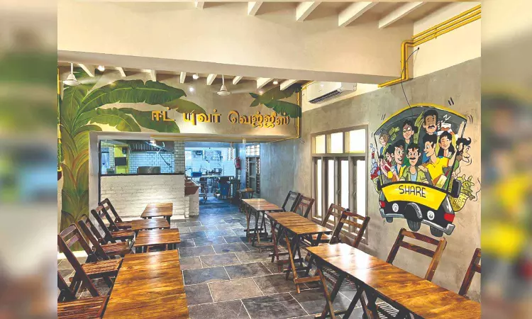OMRcat's tweet photo. #Morepower and #Bestwishes to #Bhargav #DhanyaSrinath and #Subramaniam of #KaylirCanteen @Kaylircanteen
With your values in place, you will surely be a #bigsuccess.
#Canteen aims to serve healthy #veetusaapadu with #moralvalues
#Homestylefood #CITColony #YaadhumOoreYaavarumKelir #Bringingpeopletogether #sharing #abundance #service #cleaningup #simple #sustainable #homechefs
Menu includes koottu, poriyal, paruppu podi, green leafy vegetables, rice, sambar, and rasam for lunch
Idly, dosai, vadai for breakfast.
Some distinctive dishes are Appalam koottu and Bread upma.
https://t.co/DdvPjTPzYB