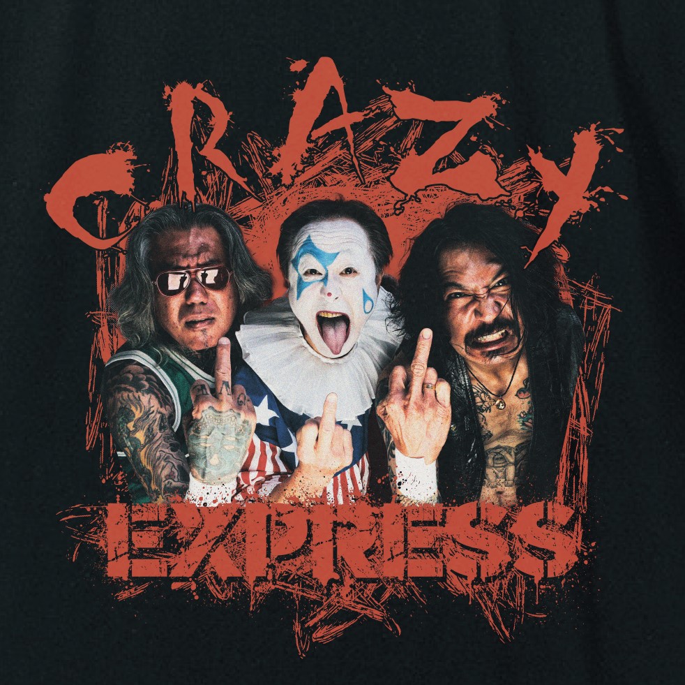crazyexpress1's tweet photo. Crazy Express New T-Shirts
限定40枚 
9/12 試合会場 新宿FACEにて発売

Price : 5,000 yen
Print : Full Color
Size : M/L/XL/XXL
Art Work：Naotoradams
Photo：菊池茂夫

TICKET予約 名前、人数明記ください
https://t.co/KvUNBUmZZL.number.one@gmail.com

戦慄映像
https://t.co/GsYrYW5xz0 https://t.co/k2ZPAkcUuz