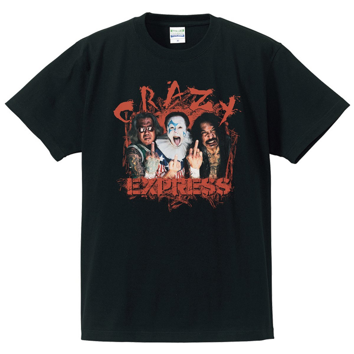 crazyexpress1's tweet photo. Crazy Express New T-Shirts
限定40枚 
9/12 試合会場 新宿FACEにて発売

Price : 5,000 yen
Print : Full Color
Size : M/L/XL/XXL
Art Work：Naotoradams
Photo：菊池茂夫

TICKET予約 名前、人数明記ください
https://t.co/KvUNBUmZZL.number.one@gmail.com

戦慄映像
https://t.co/GsYrYW5xz0 https://t.co/k2ZPAkcUuz