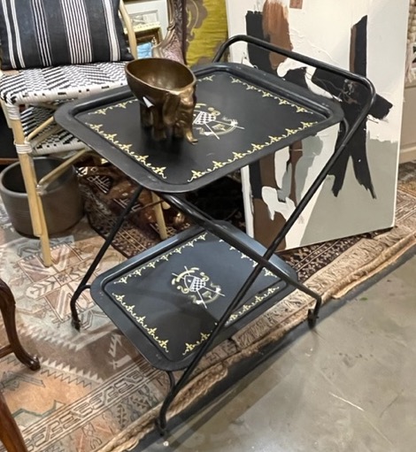 GasLampAntiques's tweet image. Functional and fabulous metal tray table ready for use from GasLamp Too, 128 Powell Pl, 37204, booth T286! Bring it home for $120 and visit us online for more great merchandise at GasLampAntiques.com.

#antiques #metal #traytable #gaslamptoo #nashvilleantiquestore #shoplocal