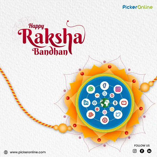 PickerOnline's tweet photo. 🎉 Celebrate the beautiful bond of love and protection this Rakshabandhan! 🎊

Let's make this occasion memorable by tying the sacred thread of Rakhi and sharing heartfelt moments. 

Happy Rakshabandhan! 🥰👫 

#Rakshabandhan #SiblingLove #FamilyBonding #Pickeronline https://t.co/Uirfk6eWBG