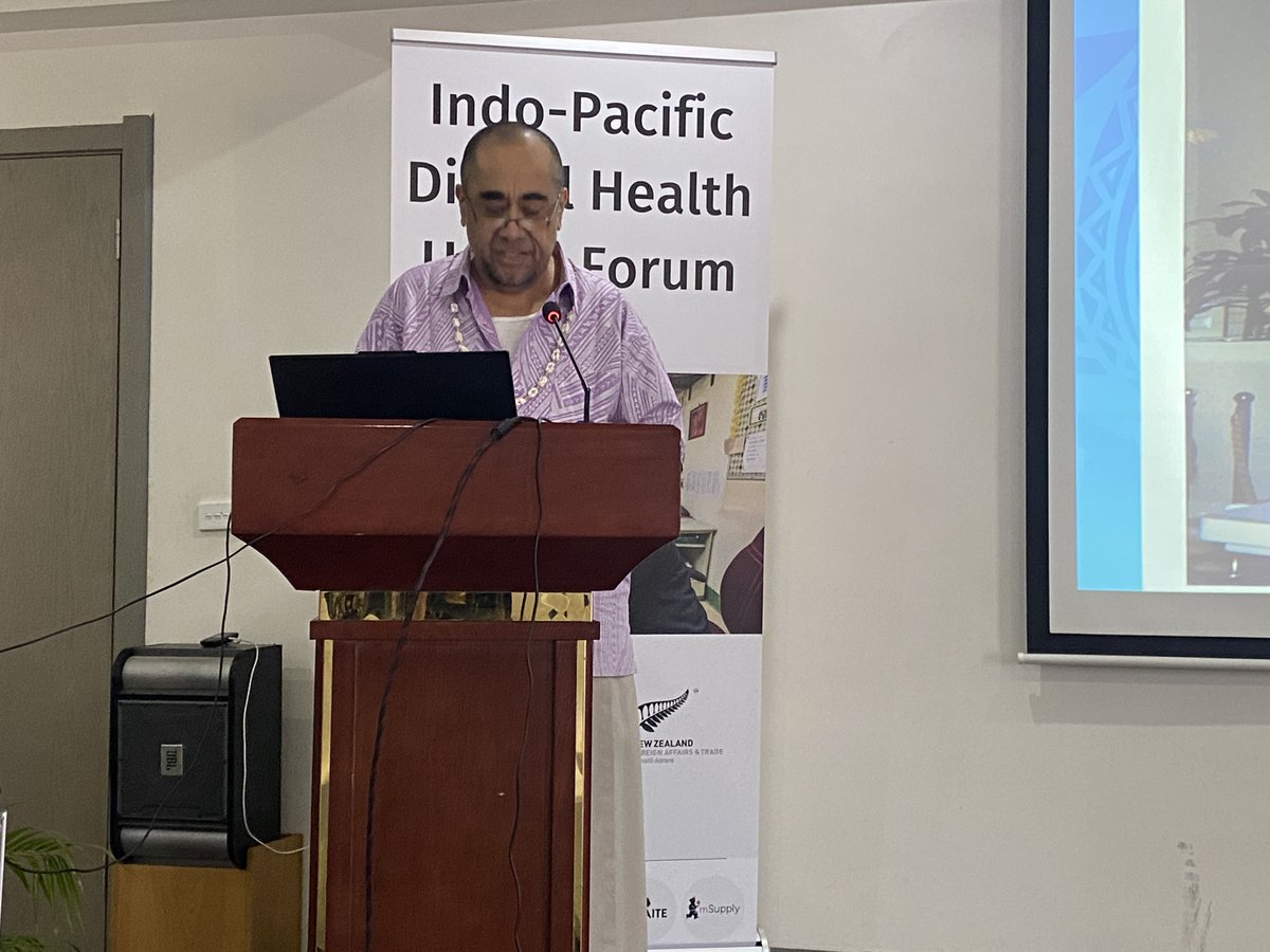 Day 3 #Pacificdighealth23 Sunia Soakai (SPC) spoke about how important it was to keep digital health at the forefront of government minds because there are so many other things vying for funding and support in the Indo-Pacific region. <a href="/dfat/">Department of Foreign Affairs and Trade 🇦🇺</a> <a href="/MFATNZ/">New Zealand Ministry of Foreign Affairs & Trade</a> <a href="/mSupply/">The mSupply Foundation</a> <a href="/spc_cps/">Pacific Community</a>