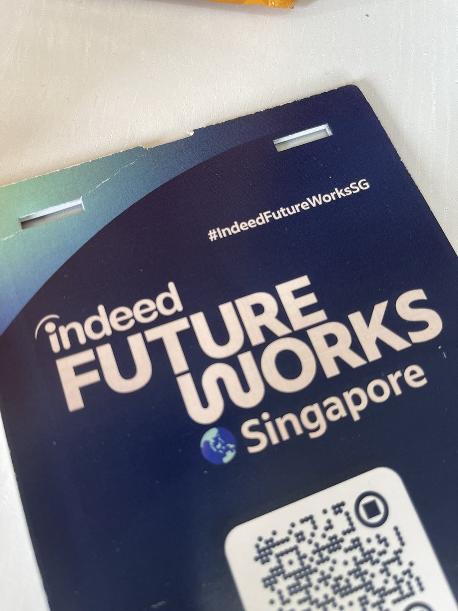 bergeryap87's tweet photo. Getting excited for Indeed FutureWorks SG. T-1 day.

#indeedfutureworksSG https://t.co/qvfHfH5si5