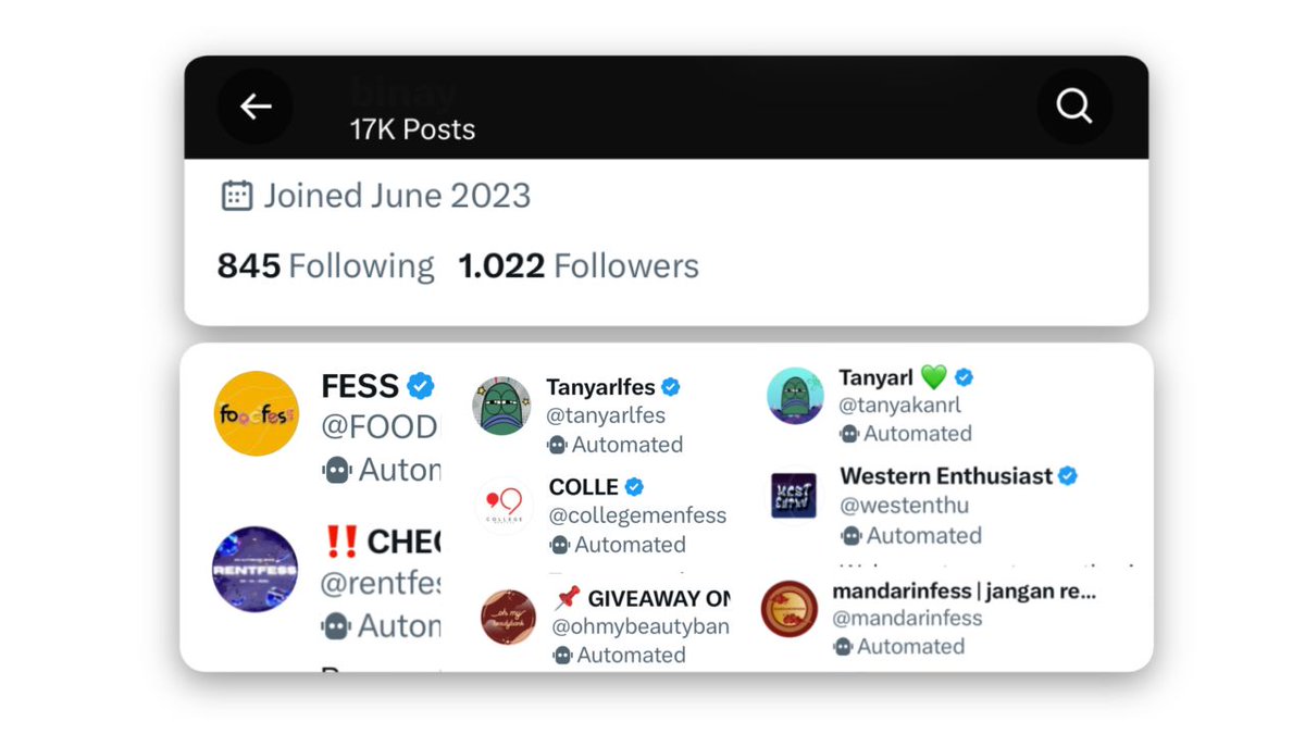 Zandalaa's tweet photo. @tervbulan WTS ACC CA F1k+

— verif all (no mastip)
— go green
— masuk ht mt
— rame jb
— T banyak (17k+)
— bekas pemakaian pribadi
— akun difb base westenthu, ohmybeautybank (ombb), tanyakanrl, mandarinfess, rentfess, FOODFESS2, tanyarlfes, collegemenfess (colle)

💵 120k https://t.co/7IxpLiBDn6
