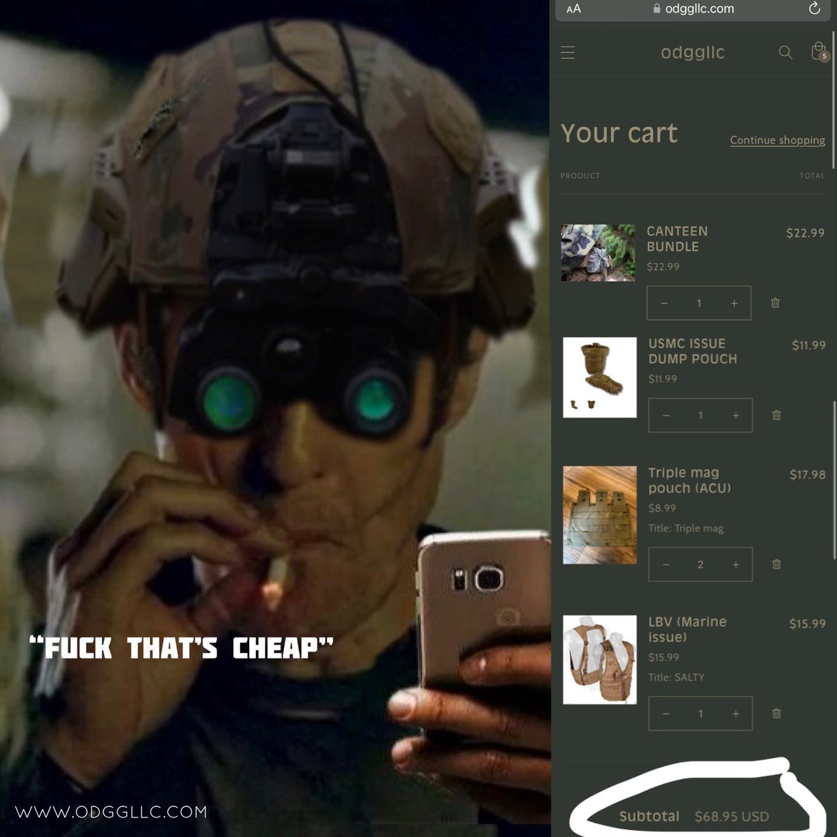 pnwguerrilla's tweet photo. Simple enough.

There is no f*cking excuse to not have at least one chest rig set up by now. If you were going to set up the most brass bones load out, This would be it. 

Add a GP (General purpose) pouch and a multi-tool pouch + day pack. You’ve got a lethally poor kit right there. 

No matter what though, get that ass outside and train with whatever you do currently have. 

Website link in bio.