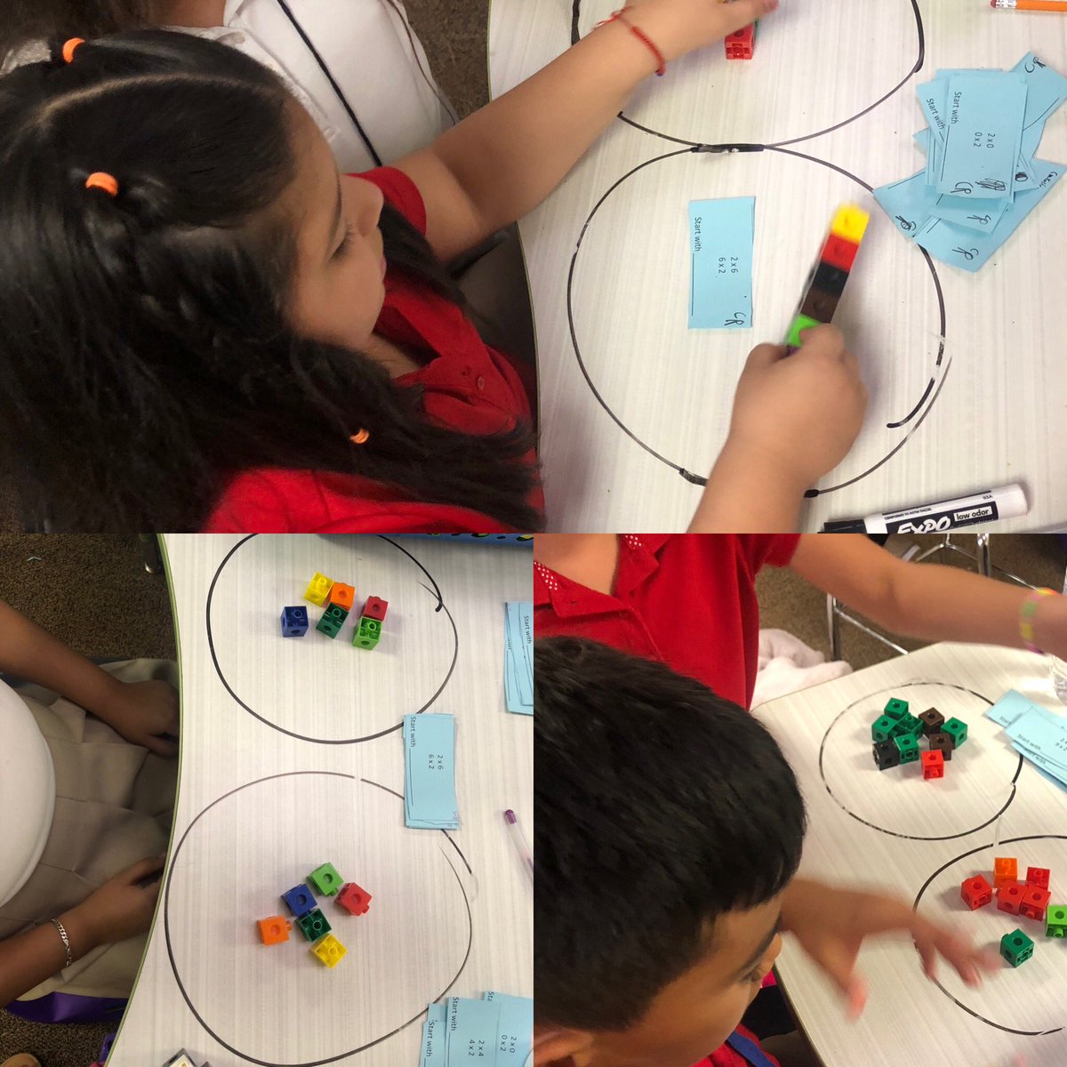 MrsparrishA's tweet photo. They worked on their X2 facts in math yesterday. They loved the hands on activity. @TigerNetwork @chamberlinabe https://t.co/X7FjF0uEM9